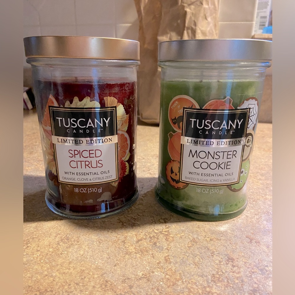 COPY - Tuscany 18oz candles.   $10 each